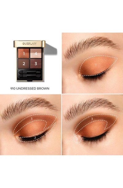 Shop Guerlain Ombré G Quad Eyeshadow Palette In Brown