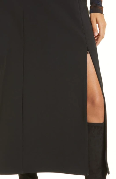 Shop Gestuz Joelle Slit Skirt In Black