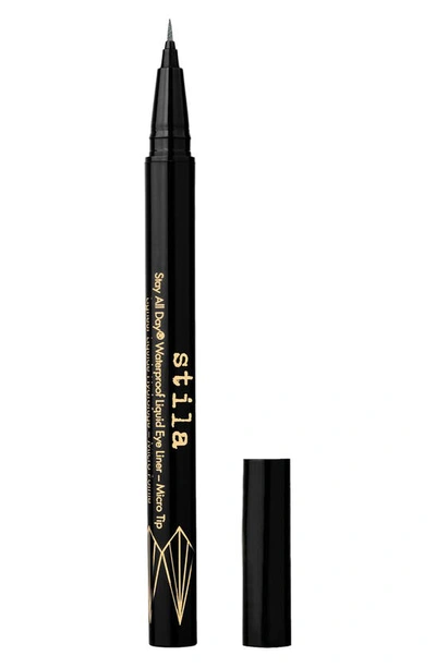 Shop Stila Stay All Day® Waterproof Liquid Eye Liner In Shimmering Graphite