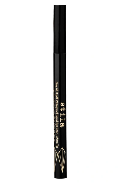 Shop Stila Stay All Day® Waterproof Liquid Eye Liner In Shimmering Graphite