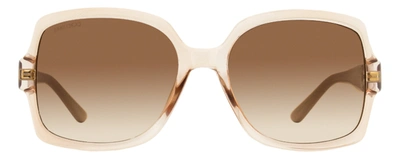 Jimmy Choo Women's Square Sunglasses Sammi /g Fwmha Nude 55mm In Multi
