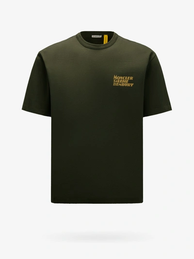 Shop Moncler Genius T-shirt In Green