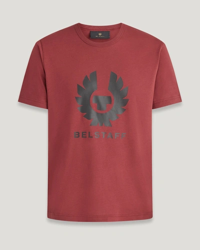 Shop Belstaff Phoenix T-shirt In Lava Red