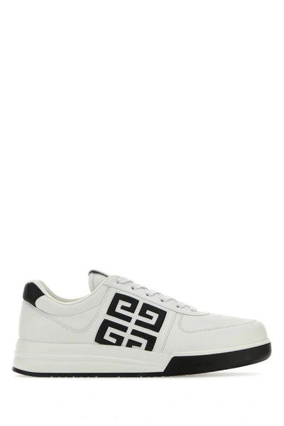 Shop Givenchy Man Two-tone Leather G4 Sneakers In Multicolor