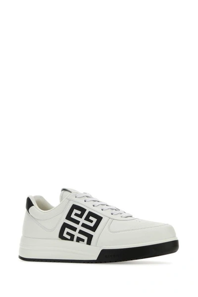 Shop Givenchy Man Two-tone Leather G4 Sneakers In Multicolor