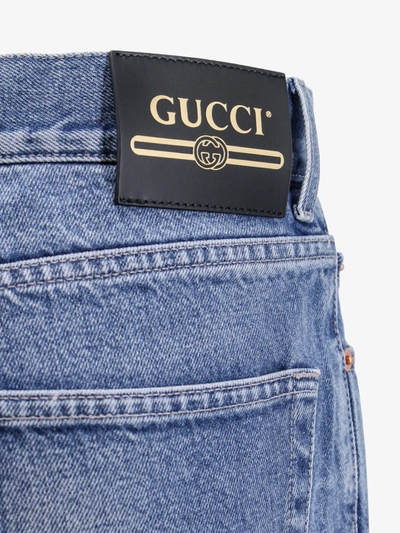 Shop Gucci Man Jeans Man Blue Jeans