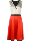 MARC JACOBS colour block A-line dress,DRYCLEANONLY