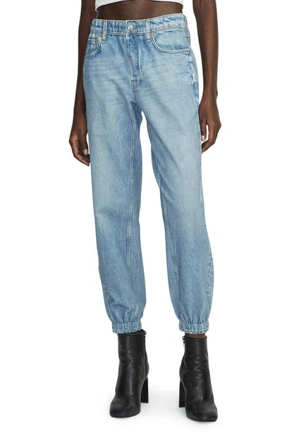 Shop Rag & Bone Miramar Faux Jeans Cotton Joggers In Kacy