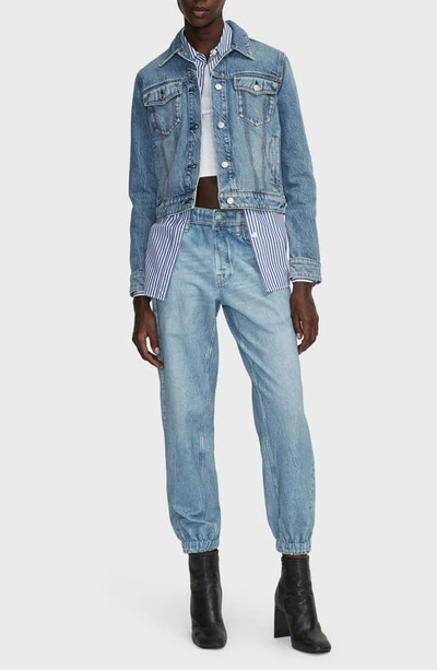 Rag & Bone Miramar Faux Jeans Cotton Joggers In Kacy
