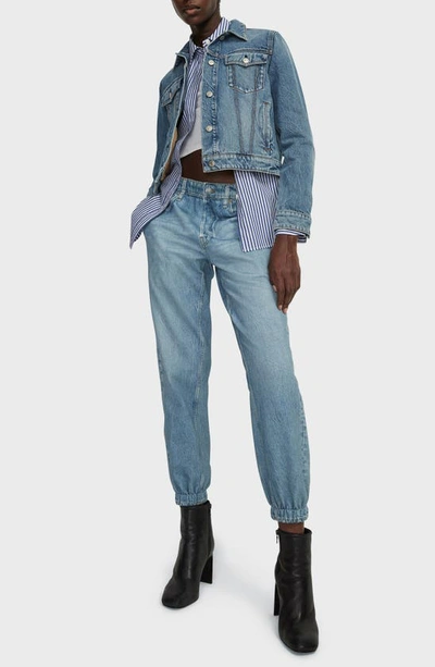 Shop Rag & Bone Miramar Faux Jeans Cotton Joggers In Kacy