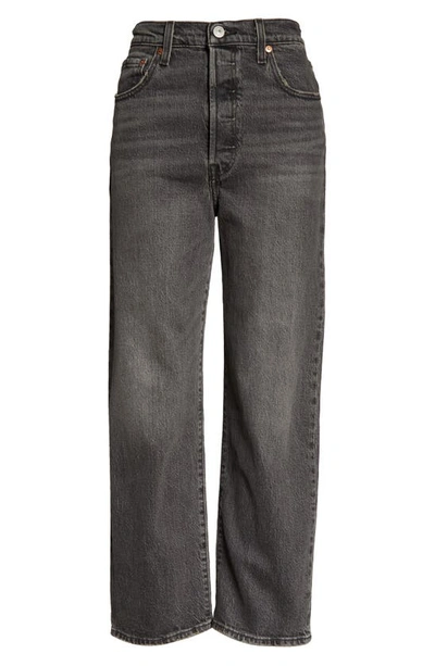 Shop Levi's Ribcage Straight Ankle Jeans In Well Worn