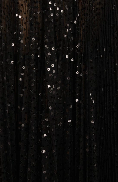 Dolce & Gabbana Sequin-embellished Flared Minidress In Black