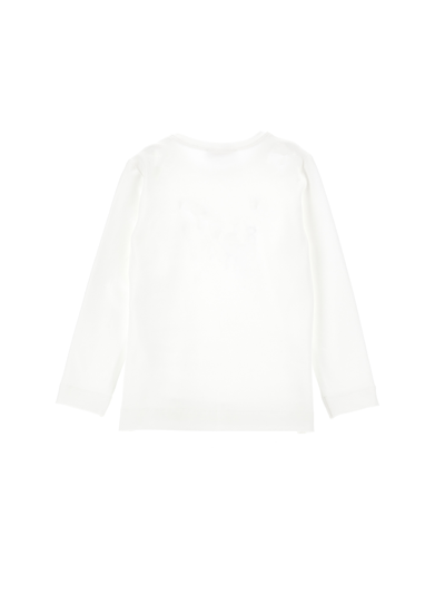 Monnalisa Jersey T-shirt With Maxi Butterfly In Cream