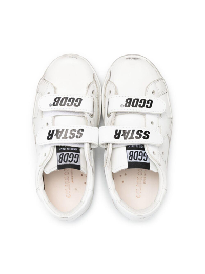 Golden Goose Sneakers Old School Total-shite In Bianco