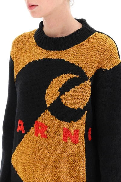 Shop Marni X Carhartt Logoed Pullover In Multicolor