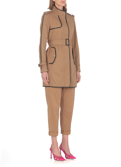 Shop Fay Synthetic Fibers Jacket In Brown