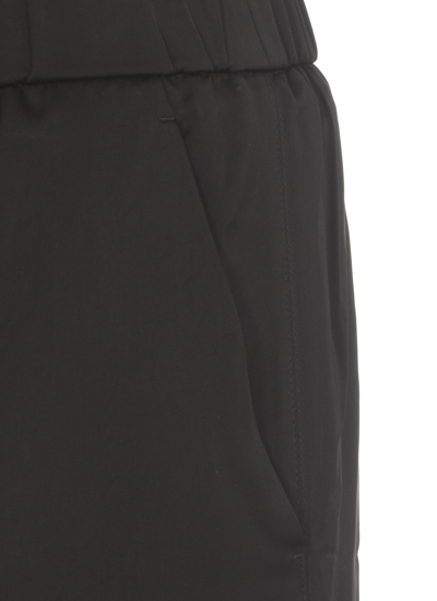 Shop Jil Sander Synthetic Fibers Trousers In Black