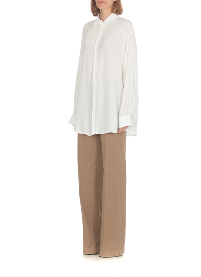 Shop N°21 Cotton Trousers In Brown