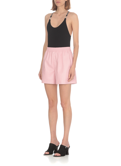 Shop Nanushka Trousers In Pink