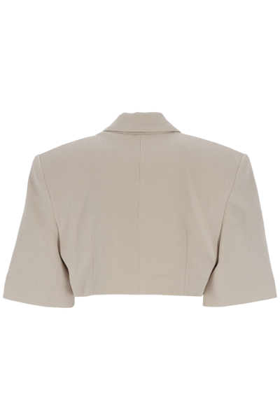 The Mannei Wool Jacket In Grey