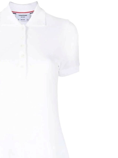 Shop Thom Browne Cotton Dress In White
