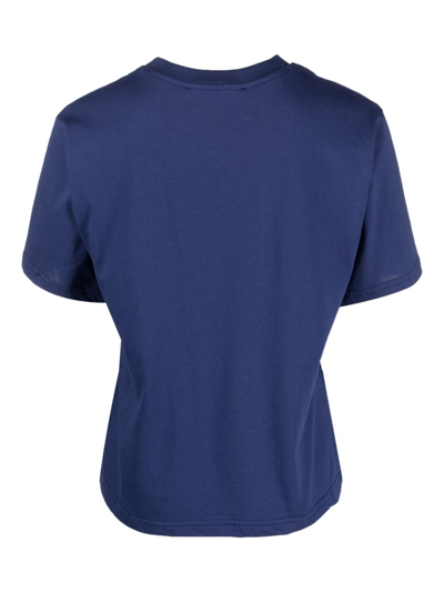 Shop Peuterey Cotton T-shirt In Blue