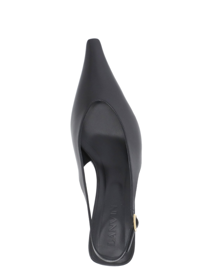 Shop Lanvin Leather Shoes In Black