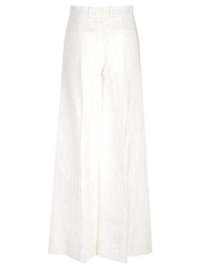Shop Chloé Trousers In White