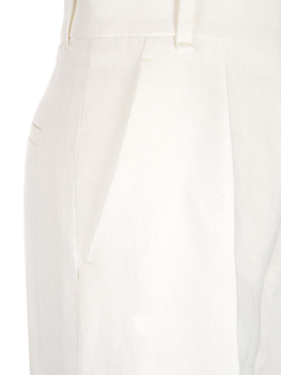 Shop Chloé Trousers In White