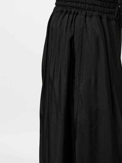 Shop Jil Sander Synthetic Fibers Trousers In Black