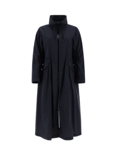 Shop Herno Synthetic Fibers Raincoat In Black