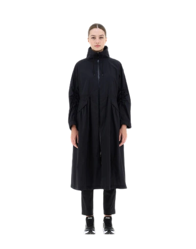 Shop Herno Synthetic Fibers Raincoat In Black