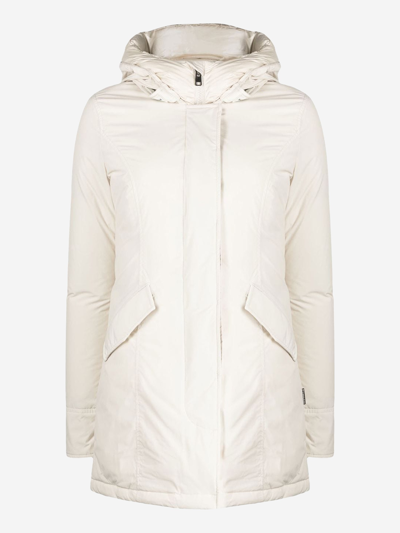 Shop Woolrich Synthetic Fibers Clothing In Beige