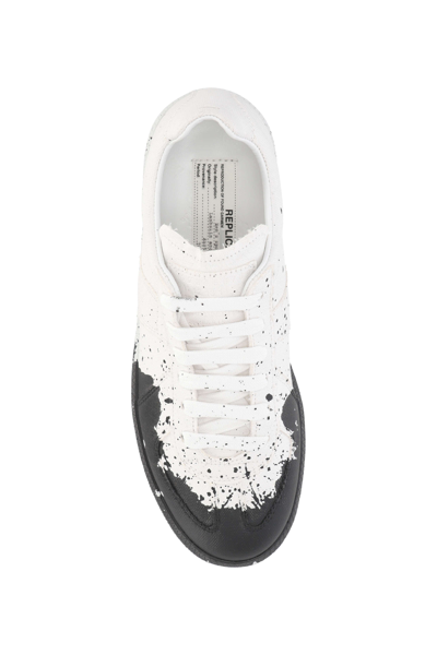 Shop Maison Margiela Cotton Sneakers In White