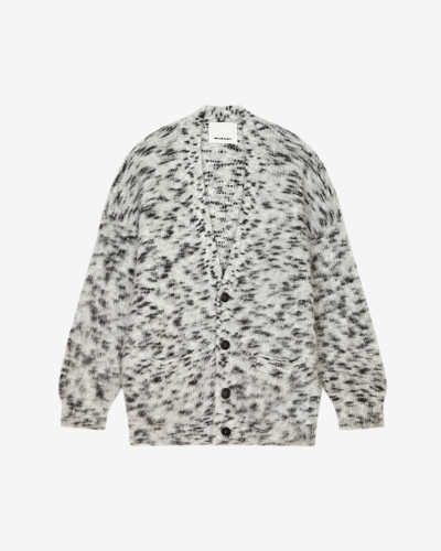 Shop Isabel Marant Lael Cardigan In White
