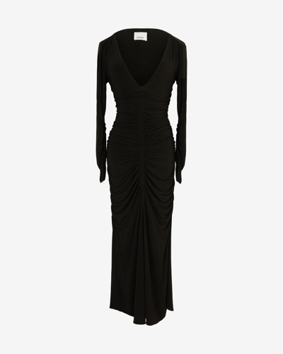 Shop Isabel Marant Laly Dress In Black