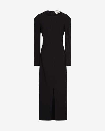 Shop Isabel Marant Minela Dress In Black