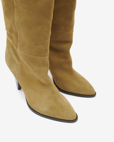 Shop Isabel Marant Ririo Suede Boots In Brown