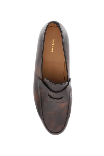 Shop John Lobb Lopez Loafers Men In Brown