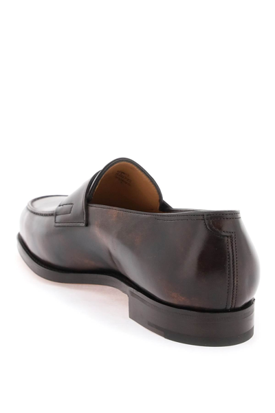 Shop John Lobb Lopez Loafers Men In Brown