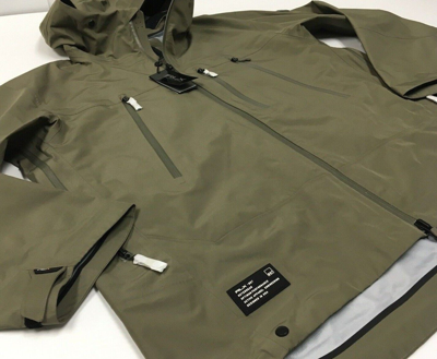 Pre-owned Polo Ralph Lauren Rlx  Military Army 03 Unit Waterproof Hooded Rain Tech Jacket In Green