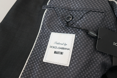 Shop Pre-owned Dolce & Gabbana Suit Gray Martini 3 Piece Slim Fit Eu50 / Us40 / L Rrp 3200usd