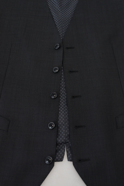 Shop Pre-owned Dolce & Gabbana Suit Gray Martini 3 Piece Slim Fit Eu50 / Us40 / L Rrp 3200usd