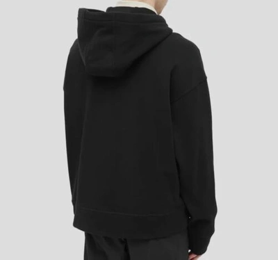 Pre-owned Jil Sander Plus $490  Men's Black Popover Hoodie Sweatshirt Sweater Size Xxl