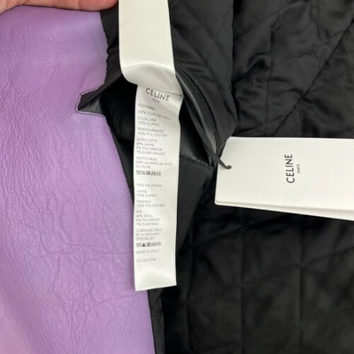 Pre-owned Celine Multicolor Leather Jacket In L And Xl