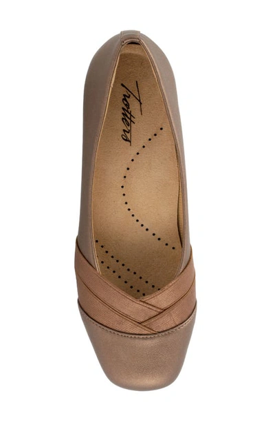 Trotters Stella Flat In Bronze