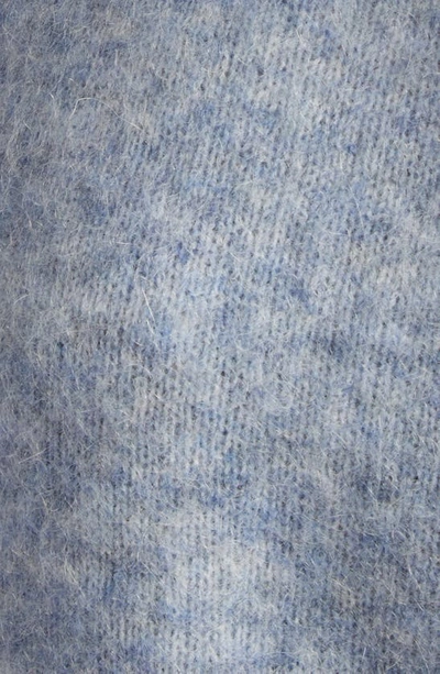 Shop Acne Studios Dramatic Moh Sweater In Denim Blue