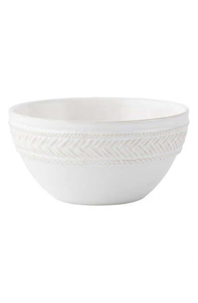 Juliska Le Panier Whitewash 5-piece Dinnerware Place Setting In Whitewash