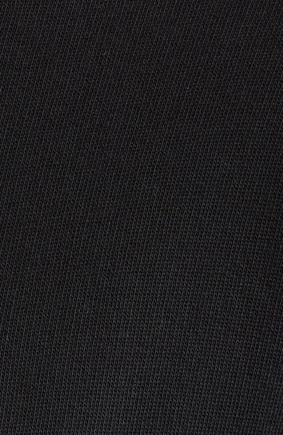 Shop Acne Studios Fairah Face Patch Oversize Cotton Hoodie In Black