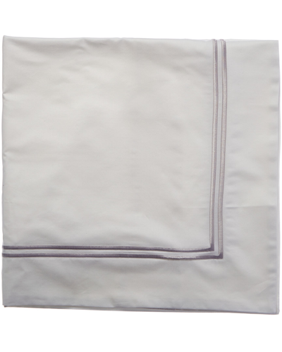 Melange Home T600 2 Stripe Emb Euro Sham Pr In Grey